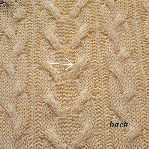 Rag & Bone Magee Cable Knit Linen Sweater Top Size XS‎ - Picture 11 of 15